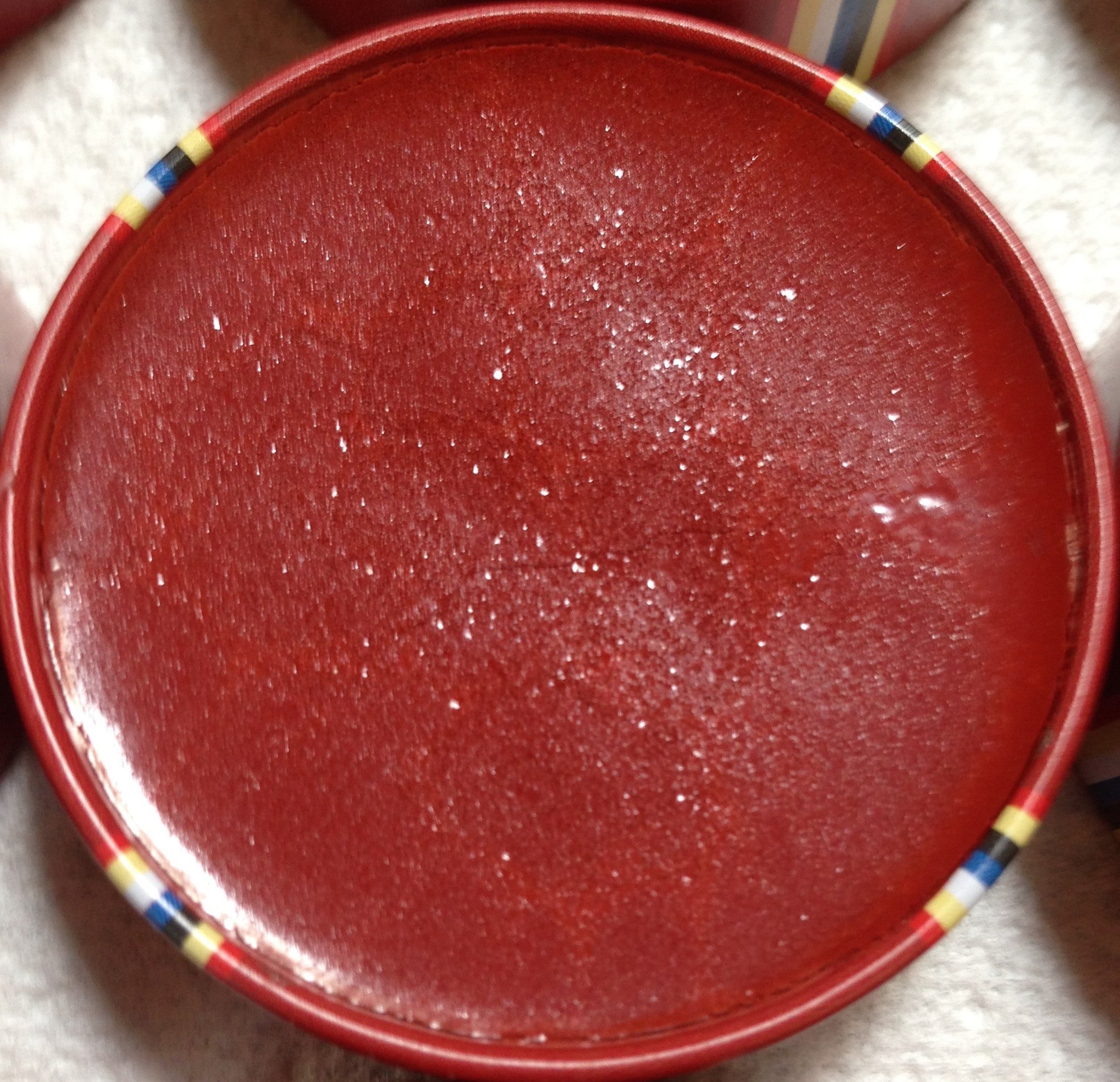 Earth Clay Face Paint Jar: Red